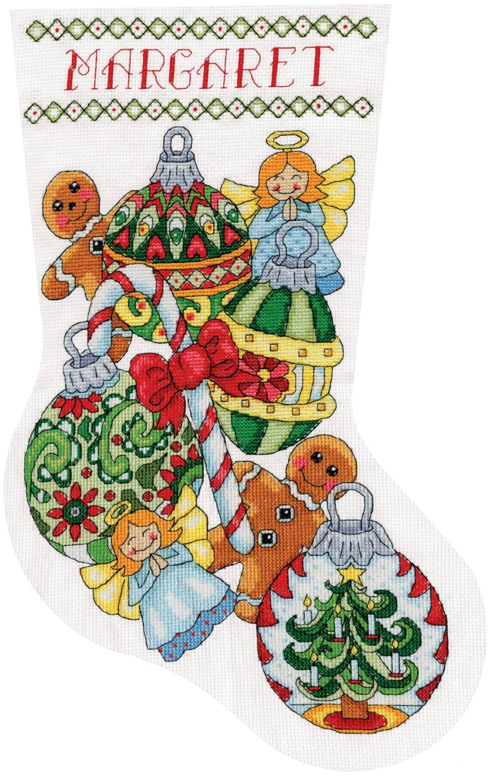 Design Works Penguin Joy Christmas Stocking Counted Cross Stitch Kit