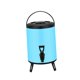 thumbnail image 1 of Dispensador de bebidas frías y calientes Dispensador de bebidas aislado de acero inoxidable 10L azul, 1 of 9
