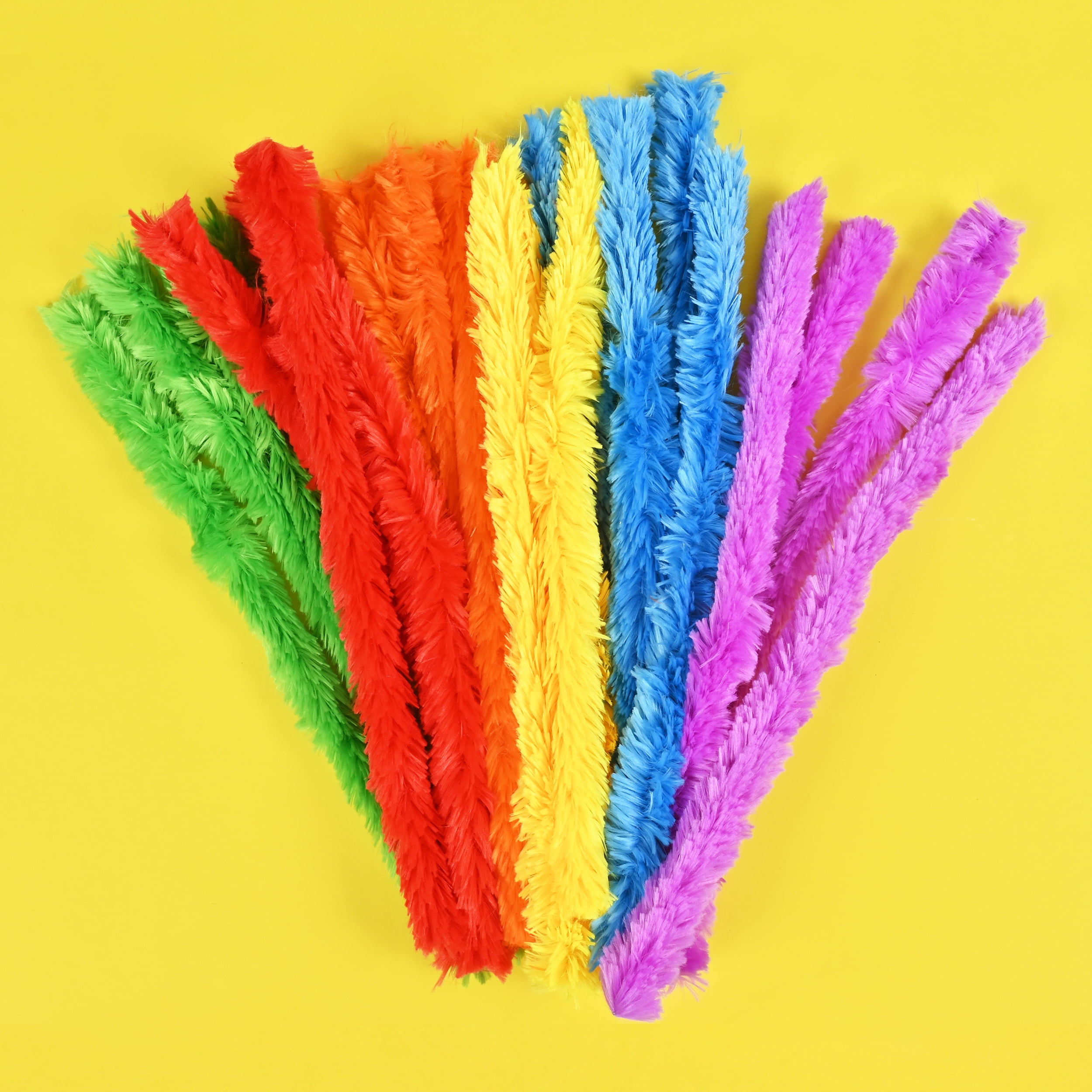 Hello Hobby Jumbo Chenille Stems, 24 Count, 12 Inch Craft Pipe Cleaners