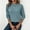 #9Sky Blue, variant on ByworldtasicNo Boundaries Women's Long Sleeve Tops Mock Turtleneck Ribbed Knit Basic Shirts Workout Undershirts Stretch Tee