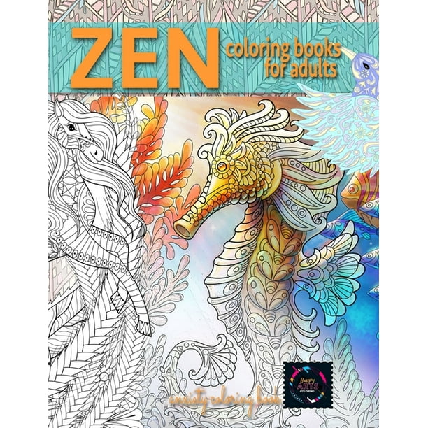 Download Zen Coloring Books For Adults Anxiety Coloring Book Coloring Books For Adults Relaxation Doodle Coloring Book Paperback Walmart Com Walmart Com