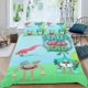 thumbnail image 2 of Lale Ki Lolu Conjunto de sábanas temático, trío de piezas, cómodo y amigable con la piel, diseño único, regalo de decoración para el hogar para familiares, amigos y fans,173cm *218cm, 2 of 6