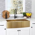 thumbnail image 2 of Stainless Steel 33 Inch Single Bowl Apron Front Farmhouse Kitchen Sink, 2 of 2