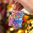 thumbnail image 6 of Colorful Animal Christmas Ornaments - Hanging Decor for Car & Home, Adds Festive Sparkle to Christmas Tree, Car Interior, Living Room, Ideal Holiday Decor​,C,1pcs, 6 of 6