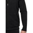 thumbnail image 5 of Tri Moutnain Men's Tri Blend French Terry Hoodie Kangaroo Pocket Zip Sweatshirt 2x 3x 4x, 5 of 7