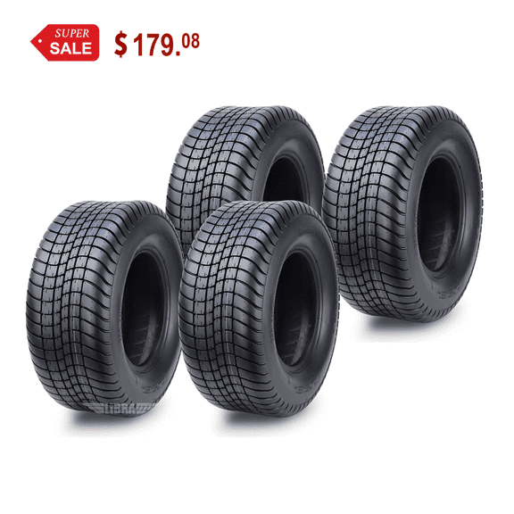 WANDA 215/35-12 Golf Cart ATV Tires 4 Ply 215/35x12 -Set 4 -14013