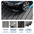 thumbnail image 3 of QinaQin Interlocking Patio Deck Tiles, 12-Inch x 12-Inch Composite Plastic Deck Tiles, 4-Strip Waterproof Outdoor Floor Tiles, Suitable for Balconies, Porches, Poolside, and Backyards, 3 of 8