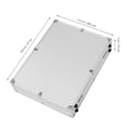 thumbnail image 2 of Lockable Flight Case Portable Aluminum Alloy Box Carrying Case Tools Container, 2 of 8
