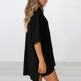 thumbnail image 4 of Lumtrix Womens Lounge Sets Shorts 2 Piece Matching Oversized T Shirt Biker Short Summer Outfits 2026 Casual Sweatsuits Spring Clothes Black XS, 4 of 5