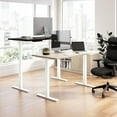 thumbnail image 3 of Move 60 Series 60W L Shaped Standing Desk in Black Walnut - Engineered Wood, 3 of 7