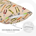 thumbnail image 3 of Lsque Repair tools Pattern Pillow Case – Soft & Cozy Throw Pillow Cover, Hypoallergenic Cushion Case for Sleeping Women with Envelope Closure-14"x20", 3 of 6