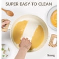 thumbnail image 3 of 10Qt Nonstick Stock Pot with Lid, White, 3 of 9