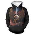 thumbnail image 3 of Sudadera con capucha con estampado 3D de águila y halcón para hombre, sudadera informal de talla grande, sudadera de manga larga, ropa de calle para hombre, 3 of 5