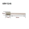 thumbnail image 5 of 5Pcs 60Grit Diamond Grinding Burr Abrasive Bits Metal Jade Polishing 3 4 5 6 8mm, 5 of 5