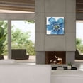 thumbnail image 4 of Epic Graffiti 'Blue And Green Garden V' by Lisa Audit, Canvas Wall Art, 26"x26", 4 of 8