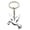 Silver, variant on Pigeon Charm Key Chain Peace Symbol Keychain Metal Pendant Alloy Keyring Striking Jewelry Housewarming Gift