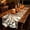 E, variant on Cififendec Halloween Skull Pumpkin Printed Table Runner, 35.43"×13", Gothic Long Table Decor Cloth for Dining Table Entry Console Coffee Table Spooky Season Accent
