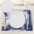 thumbnail image 3 of Ambesonne Purple Place Mats Set of 4, Home Lettering and Lavender, Standard Size, Quartz Lavender Violet, 3 of 5