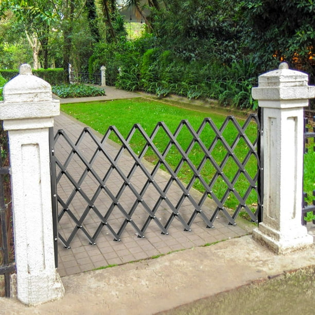 Puerta de seguridad plegable VEVOR individual de 1,31 m de alto x 1,07 m de ancho, acero