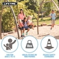 thumbnail image 5 of Lifetime Kid's Adventure Tower Swing Set with Spider Swing, Slide and Climbing Wall (91201), 5 of 14