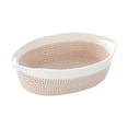thumbnail image 1 of Cesta de cuerda de algodón, cesta para estante, cesta para escritorio, cesta para guardar artículos diversos para juguetes de bebé y perro. beige, 1 of 9