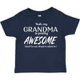 thumbnail image 3 of Inktastic Yeah My Grandma is Pretty Awesome Boys or Girls Toddler T-Shirt, 3 of 5