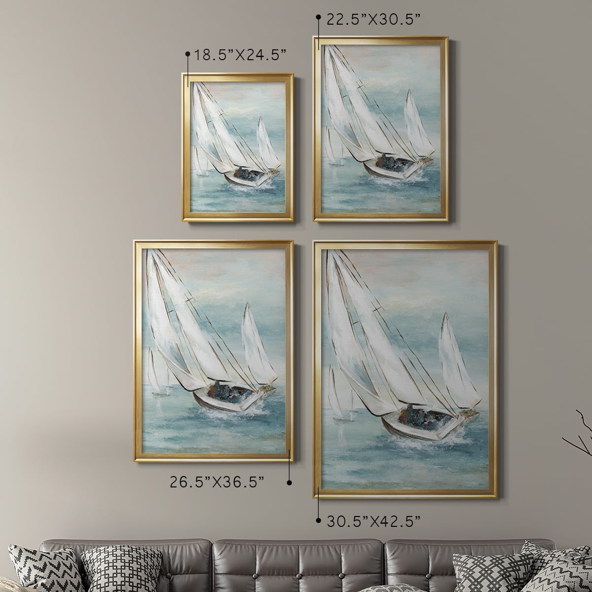 Catching Wind Premium Classic Framed Print - Ready to Hang