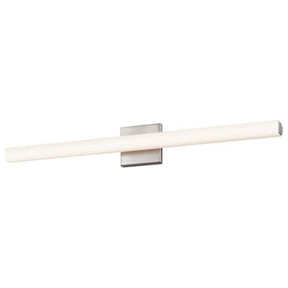 Sonneman Lighting SQ-bar Satin Nickel 32-inch LED Vanity