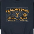 thumbnail image 3 of Yellowstone - Dutton Ranch Badge - Men's Crew Neck Fleece Pullover, 3 of 6