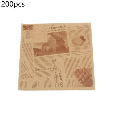 

UDIYO Baking Paper 200Pcs Baking Paper Anti-breaking Easy to Use Lightweight Smooth Edges Greaseproof Frying Liner Paper for Kitchen