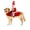 Red, variant on Christmas Dog Costumes Set Including Funny Santa Claus Costume Large Christmas Dog Clothes , Santa Pet Christmas Clothes for Dog Pet Costumes