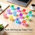 thumbnail image 3 of Llavero fidget de teclado PDVMWPJ con luz LED, juguete antiestrés, 3 of 6