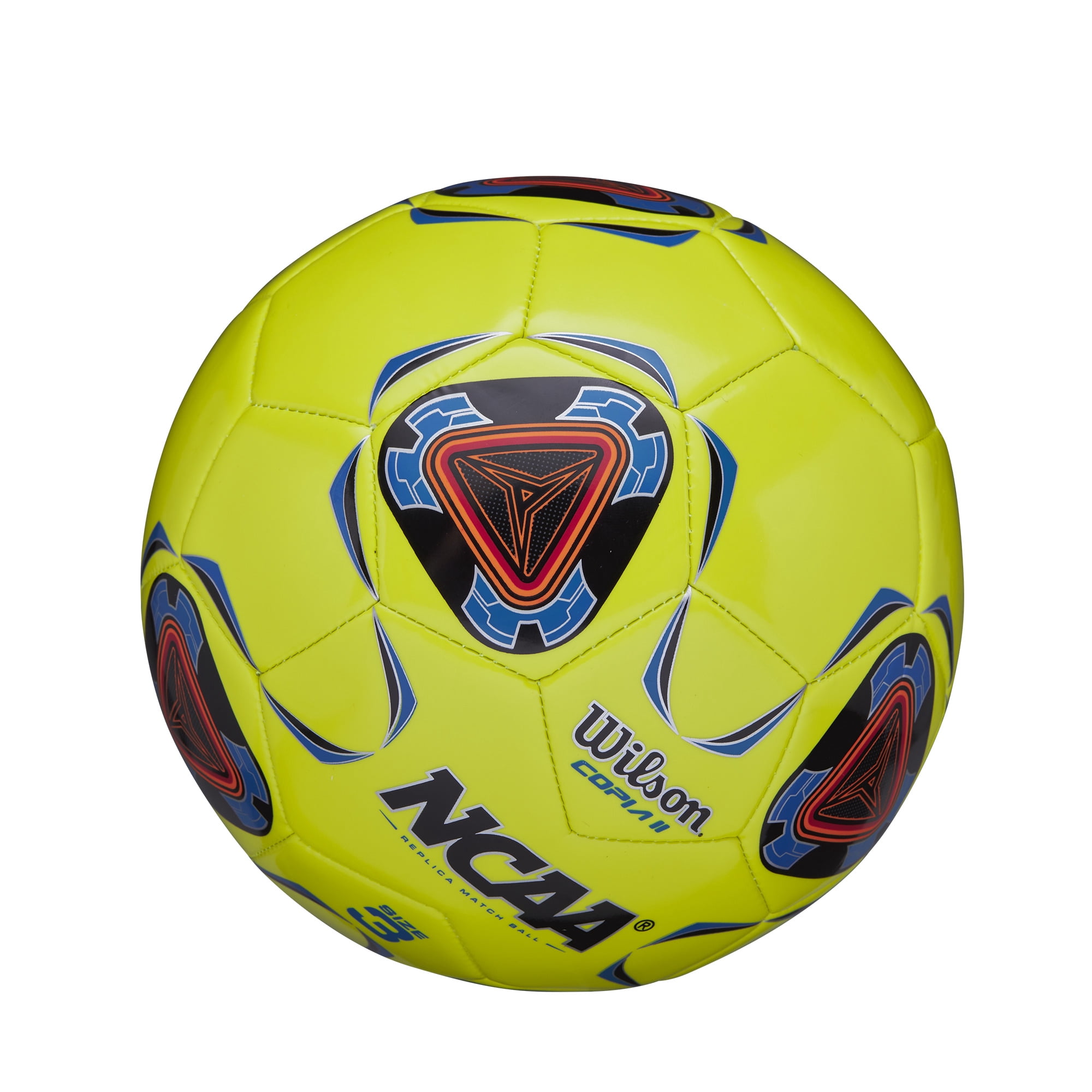 Wilson NCAA Copia II Soccer Ball, Size 3 - Optic Yellow