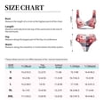 thumbnail image 6 of Wukai Heart Plaid Women's Bikini Set Two Piece,wimsuit High Waisted V Neck Twist Front Adjustable Spaghetti Straps Bathing Suit-Small, 6 of 7