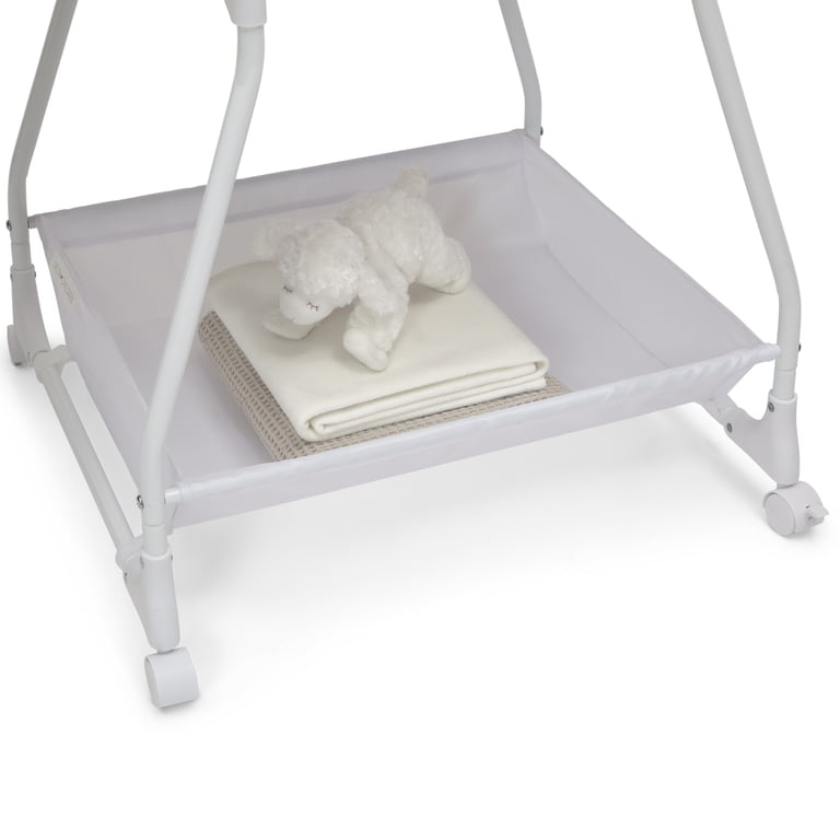 Delta Children Deluxe Soothing Dreams Bassinet, Grey photo 5