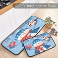 thumbnail image 5 of SKYSONIC Cute Christmas Snowman and Penguin Fir Greeting Card Kitchen Mats Set of 2 Anti Fatigue Floor Runner Rug Non Slip Comfort Mat 19.7x27.6 Inch + 19.7x47.2 Inch, 5 of 7