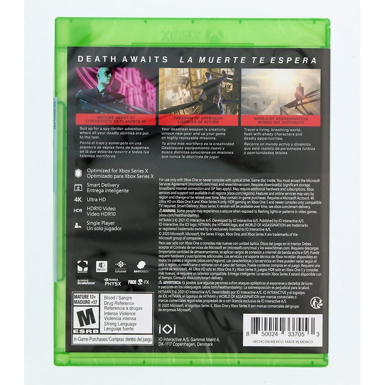 Solutions Go Hitman Game for Xbox One Xbox Series X