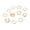 Golden, variant on Yesbay 11 Pcs/Set Women Ring Set Hollow Out Multi Shapes Twisted Polished Smooth Alloy Adjustable Open Ring Commute Stackable Knuckle Ring Finger Jewelry