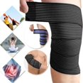 thumbnail image 3 of 1pc elástico transpirable deportes muñeca rodilla tobillo codo pantorrilla brazo banda soporte envoltura, 3 of 5