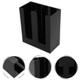 thumbnail image 3 of FOMIYES Desktop Cup Holders Black For Hotel 1Pcs 4.2X8.3X9.4in, 3 of 8