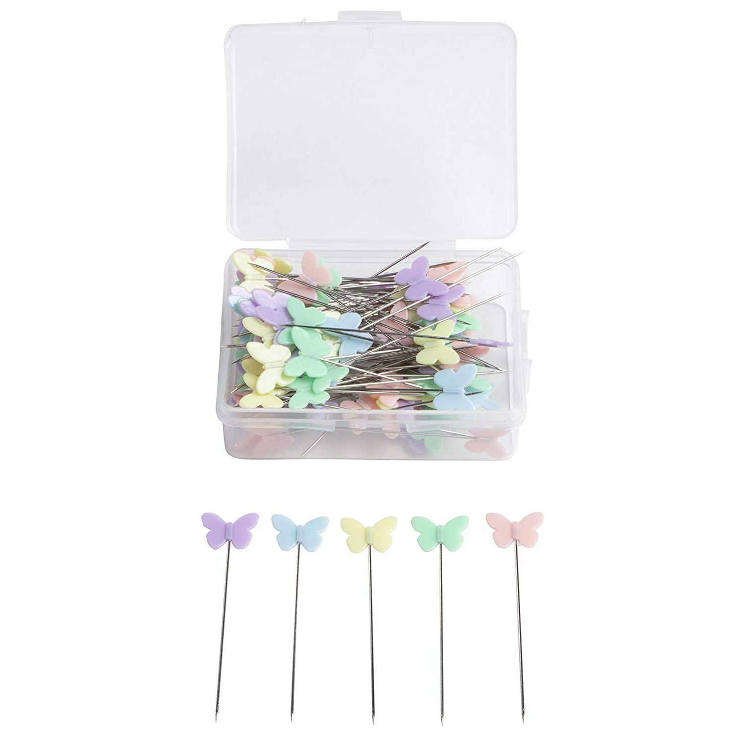 Sewing Pins - 475-Piece Flat Head Pins, Straight Quilting Pins for ...