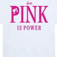 thumbnail image 3 of Barbie - Pink Is Power - Toddler & Youth Short Sleeve Graphic T-Shirt, 3 of 5