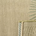 thumbnail image 5 of Safavieh Courtyard Martin Botanical Indoor/Outdoor Area Rug, Cream/Green, 5'3" x 7'7", 5 of 9