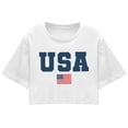 thumbnail image 3 of BOOMNY Independence Day Women's Short Sleeve T-Shirts Patriotic Usa Flag Star Striped Graphic 4Th Of July Summer Tees for Women, 3 of 3