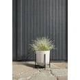 thumbnail image 6 of Veradek Mason Series Raised Kona 15" Plastic-Stone Planter with Stand - (White/1 Pack), 6 of 9