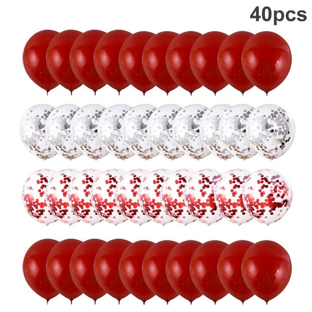 40pcs Party Balloon Set Home Decorative Latex 1 2 4 5 Balloon Pool Party Birthday Wedding Decoration