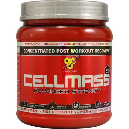 BSN Cellmass Amino Acids Powder, Grape, 50 Servings