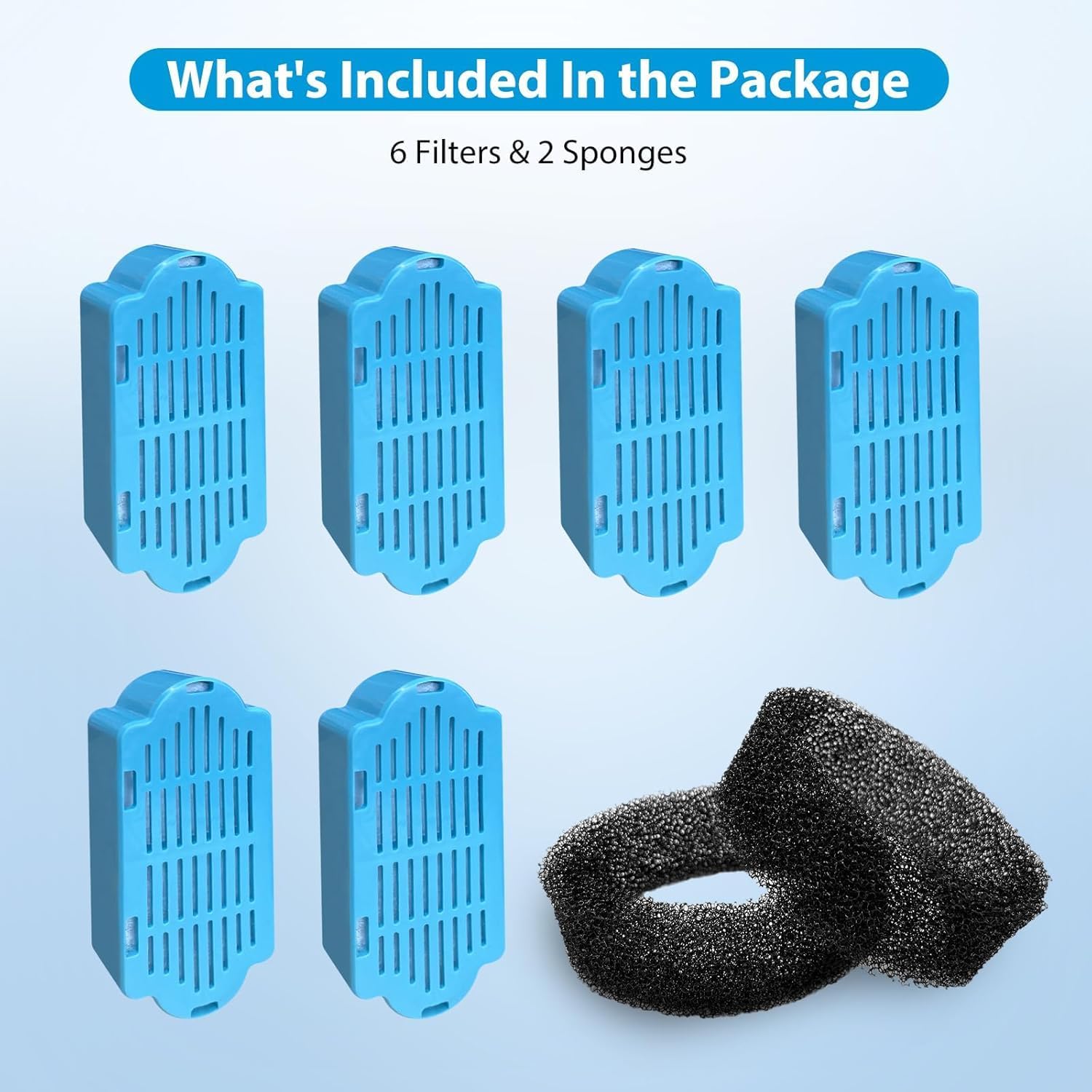 FURCLAN Cat Fountain Replacement Filter Set photo 4