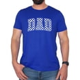 thumbnail image 3 of Checkered Dad Shirt for Men Trendy Vintage Graphic Tee for Cool Father Vintage Royal Shirt Adult Large, 3 of 5