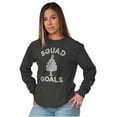 thumbnail image 6 of Squad Goals Wedding Cake Humor Unisex Plus Size Long Sleeve Tee Shirt Brisco Brands 4X, 6 of 6